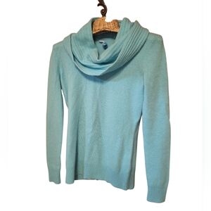 ANTONIO MELANI MINT Cowl Neck Sweater 100% CASHMERE wool Ladies XS SOFT COZY